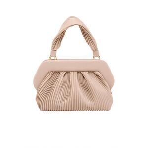 NEW THEMOIRÈ women's bios plisse bag in moth